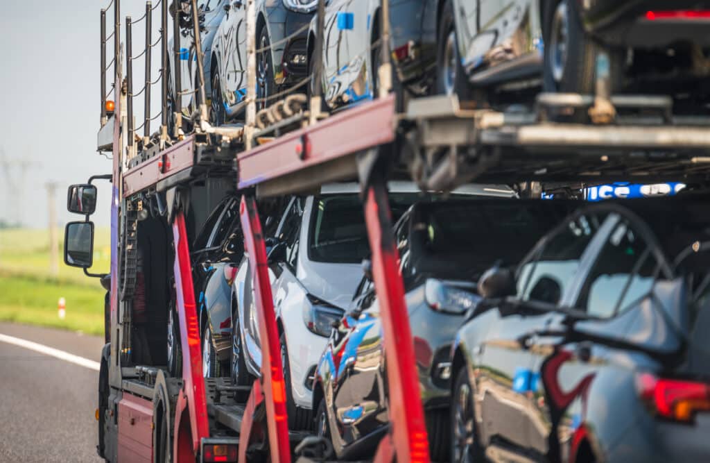 Pkw-Transporter, Auto-Transporter, Fahrzeugtransporter, Fahrzeugtransport Lkw